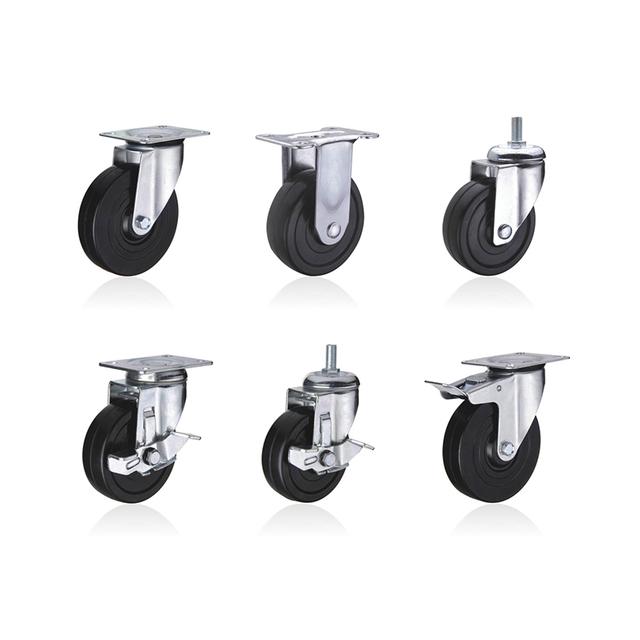 rubber caster wheels