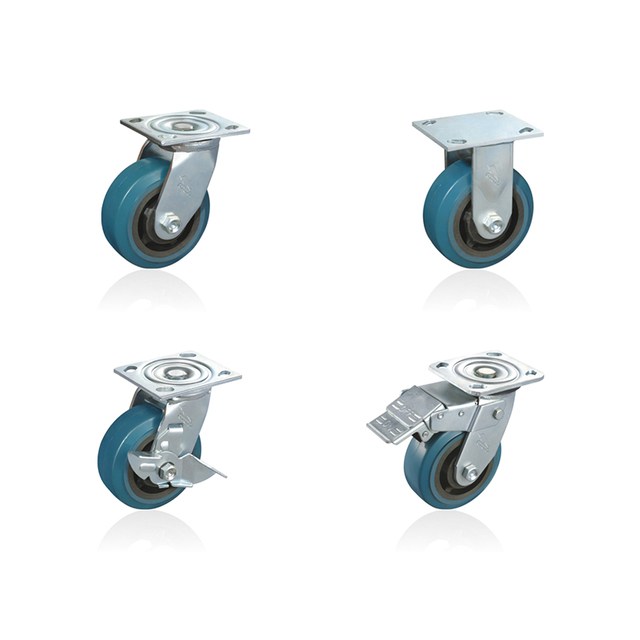 Plastic Core PU Wheel Elastic