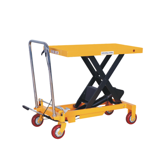 china truck load lift table