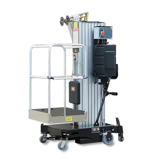 GTWY1 Push Around Vertical Lift-Single Mast
