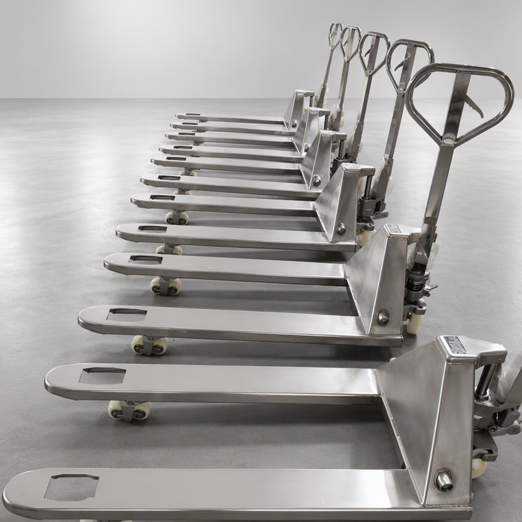 CBY-BX Fully stainless steel Manual Hydraulic Pallet Truck manufacturer 