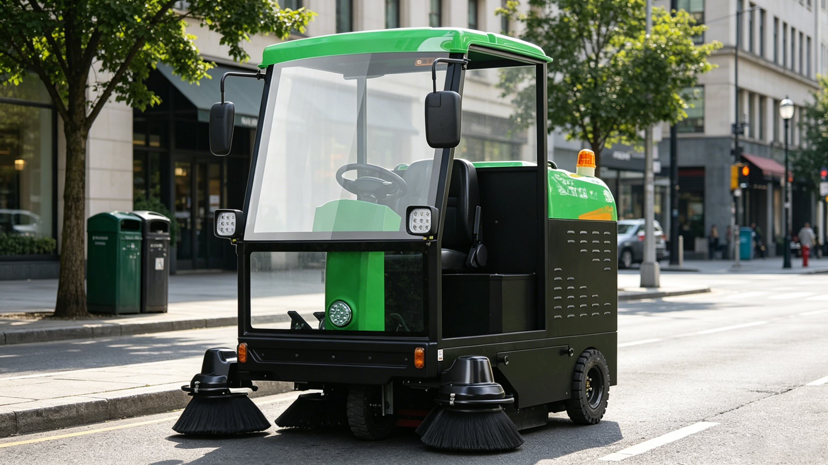 DQS19B Electric Sweeper: The Ride-On Machine That Cleans 14,000 m&sup2;/h
