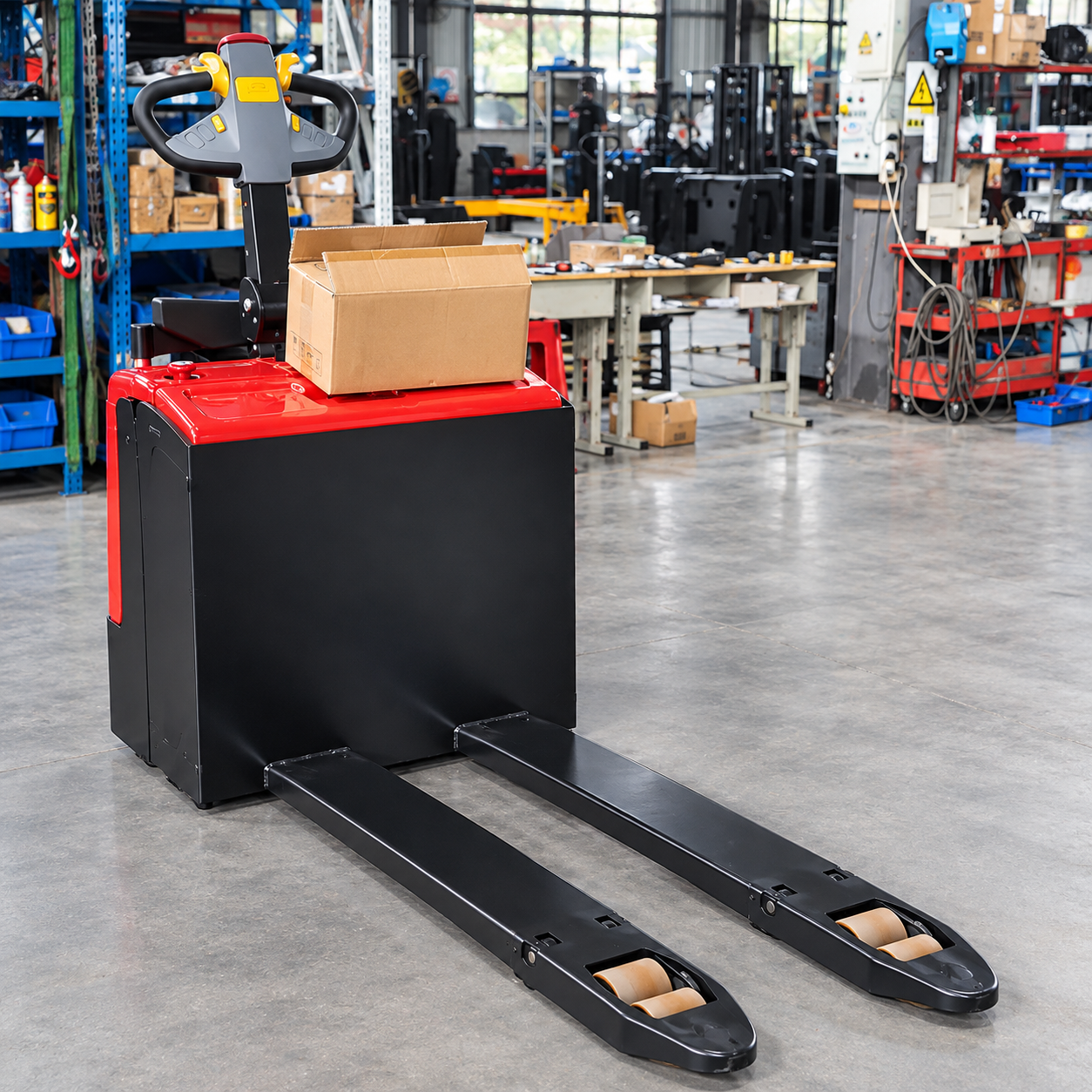 CBD-A Electric Pallet Truck （stand- on type）for warehouse