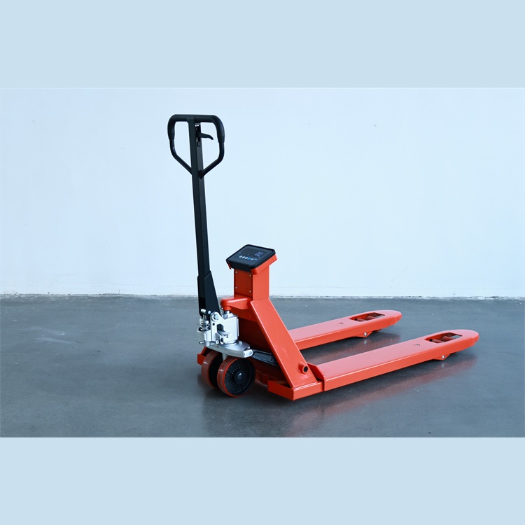 รถลากพาเลท CBY-CW-1 พร้อมเครื่องชั่งน้ำหนัก