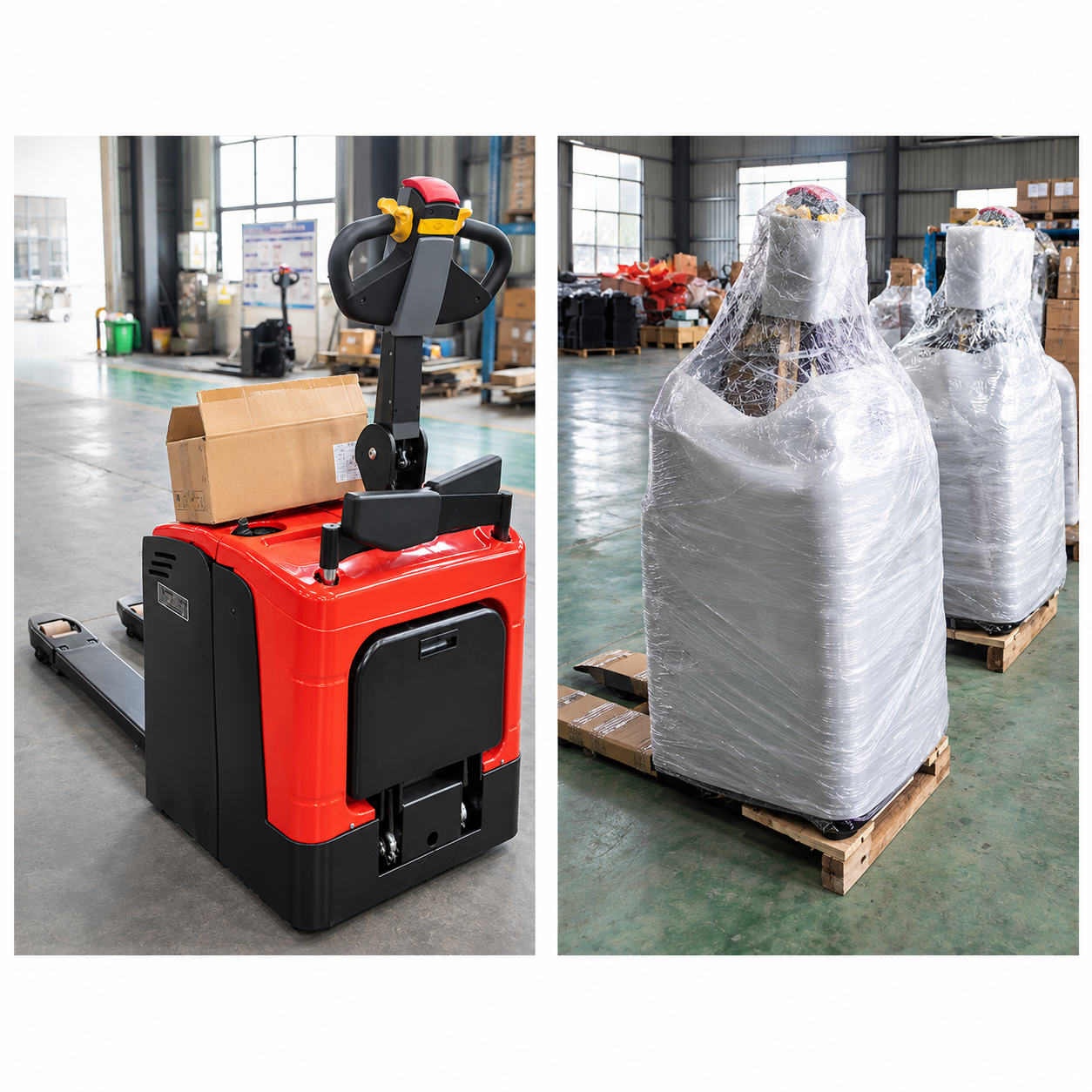CBD-A Electric Pallet Truck （stand- on type）for warehouse
